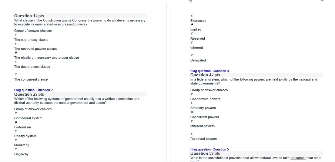 Solution Gov141 Week 2 Quiz Modules Tutorials Solution Gov141 Week 2 Quiz Modules Tutorials